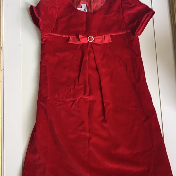 Berg drof good man kids red velvet dress size 8 - Picture 4 of 8